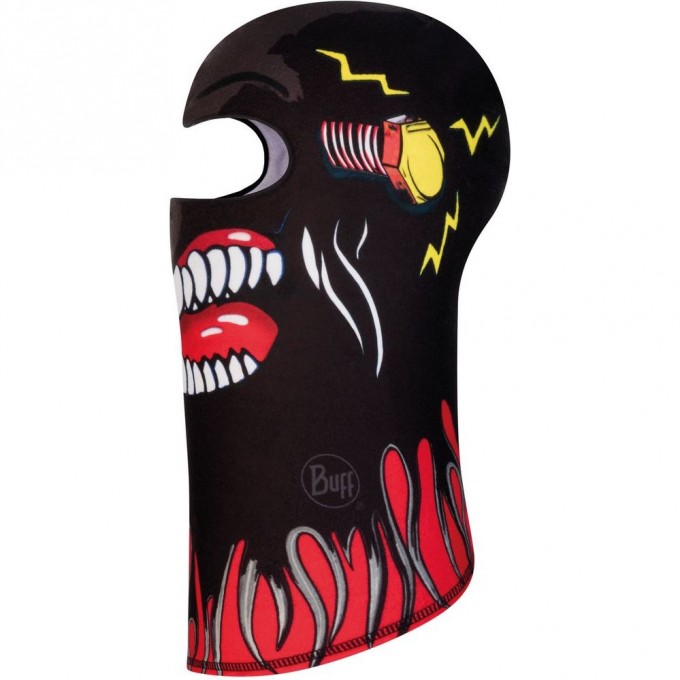 Балаклава флисовая детская BUFF BALACLAVA POLAR TERRIFYING BLACK 121655.999.10.00