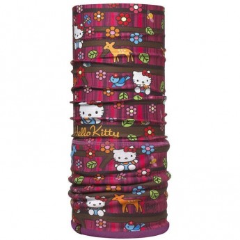 Бандана BUFF KIDS LICENSES HELLO KITTY POLAR BUFF FOREST\ MARDI GRAPE POLARTEC