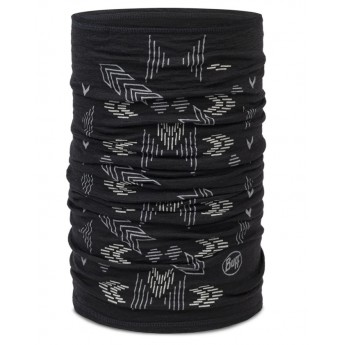 Бандана BUFF MERINO LIGHTWEIGHT PRINTS VANYR BLACK