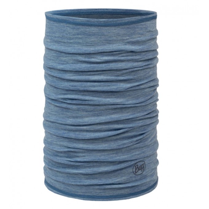 Бандана BUFF MERINO LIGHTWEIGHT SOLID LAKE BLUE 113010.739.10.00
