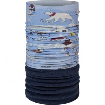 Бандана BUFF POLAR IMUS WASHED BLUE