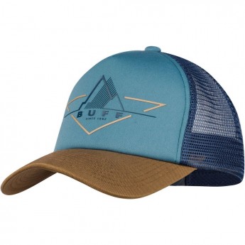 Кепка-бейсболка BUFF TRUCKER CAP BRAK STONE BLUE