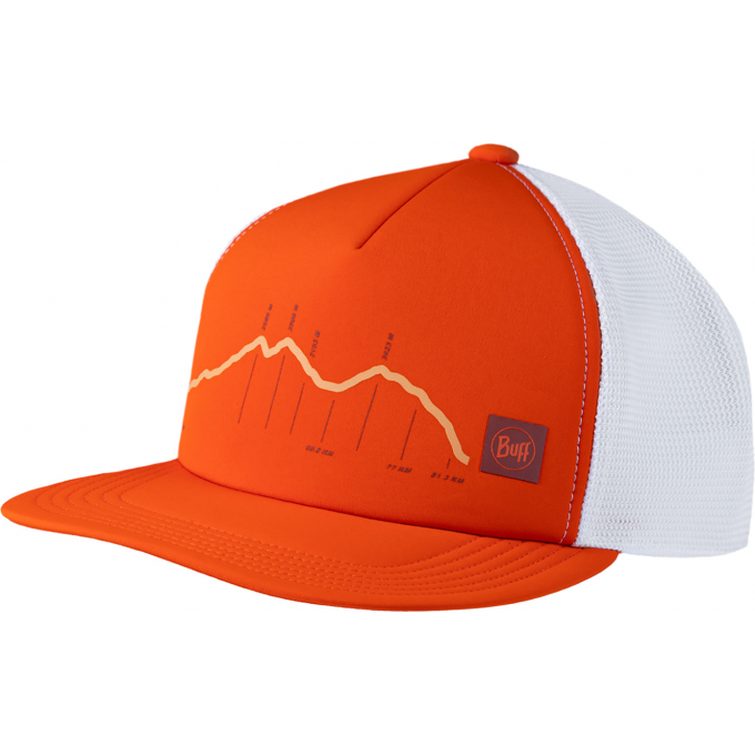 Кепка BUFF EXPLORE TRUCKER CAP Cram Poppy 135762.442.30.00 Кепка BUFF EXPLORE TRUCKER CAP Cram Poppy 135762.442.30.00