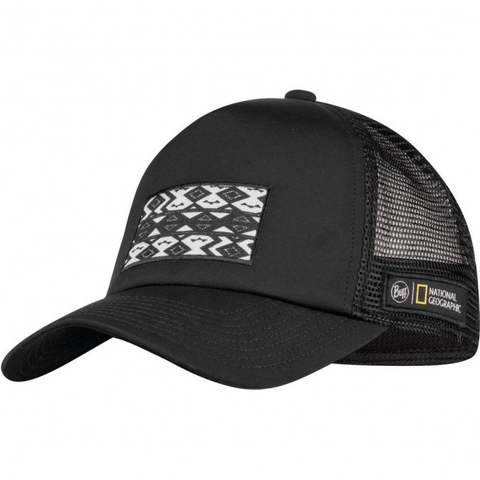 Кепка BUFF TRUCKER CAP LICENSES THABO BLACK 122620.999.10.00