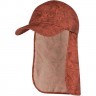 Кепка с защитой шеи от солнца BUFF BIMINI CAP ZINC TERRACOTTA 119526.209.10.00