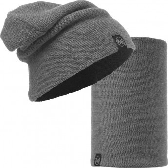 Комплект шапка шарф вязаные BUFF COLT GREY PEWTER