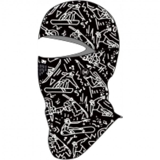 Маска (балаклава) BUFF THERMONET BALACLAVA TIVAT BLACK 132517.999.10.00