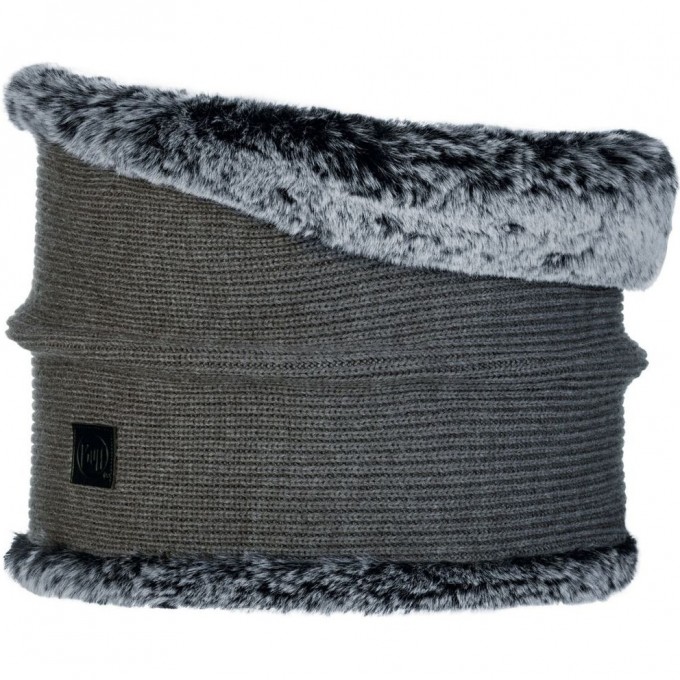 Модный шарф-труба BUFF NECKWARMER KNITTED COMFORT KESHA GREY 120833.937.10.00