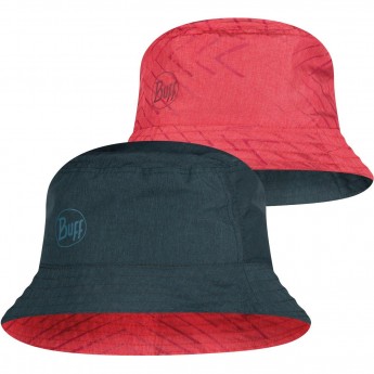 Панама BUFF TRAVEL BUCKET HAT COLLAGE RED-BLACK