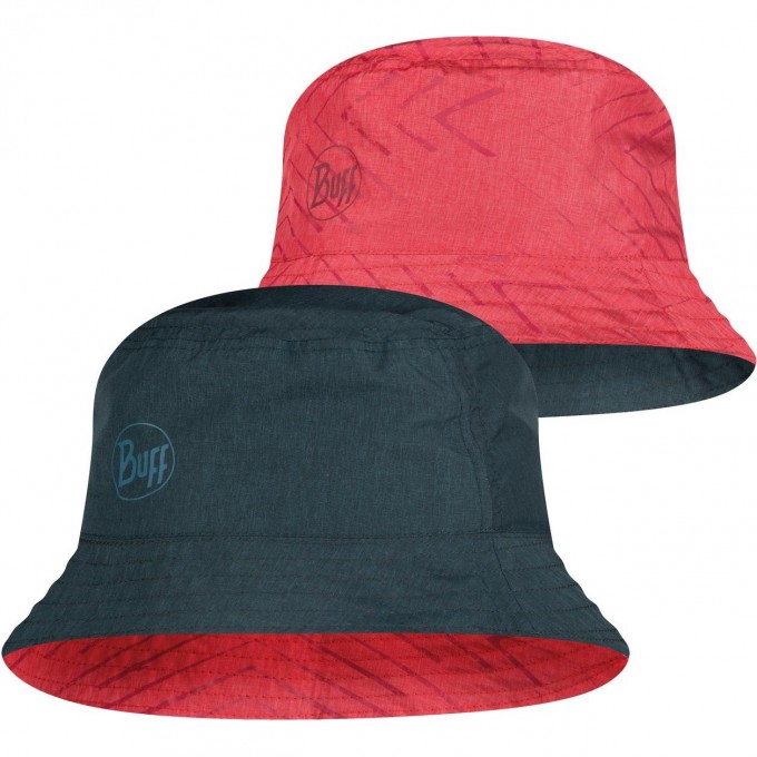 Панама BUFF TRAVEL BUCKET HAT COLLAGE RED-BLACK 117204.425.25.00