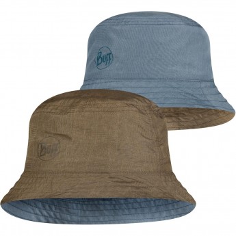 Панама BUFF TRAVEL BUCKET HAT ZADOK BLUE-OLIVE