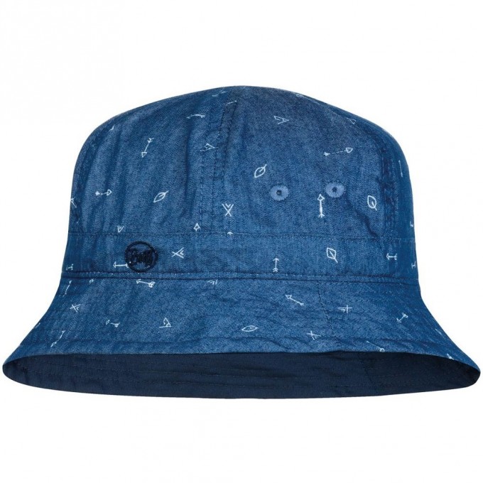 Панама детская BUFF BUCKET HAT ARROWS DENIM 120041.788.10.00