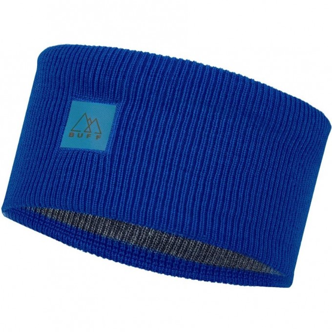 Повязка BUFF CROSSKNIT HEADBAND SOLID AZURE BLUE 126484.720.10.00