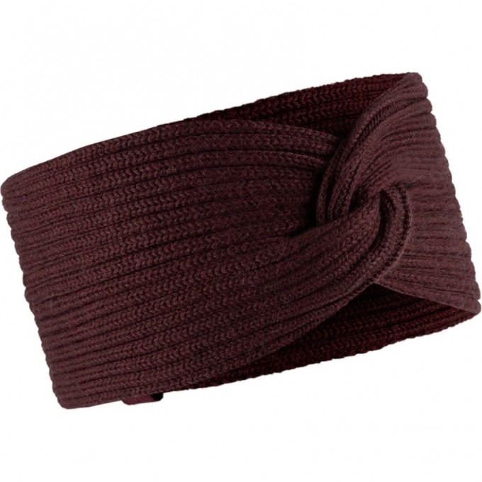 Повязка BUFF KNITTED HEADBAND NORVAL MAROON 126459.632.10.00