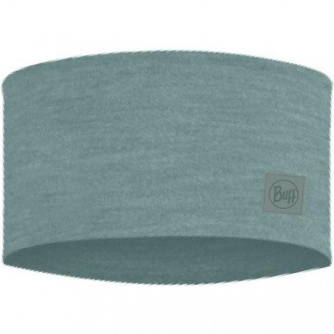 Повязка BUFF MERINO WIDE HEADBAND SOLID POOL 129441.722.10.00