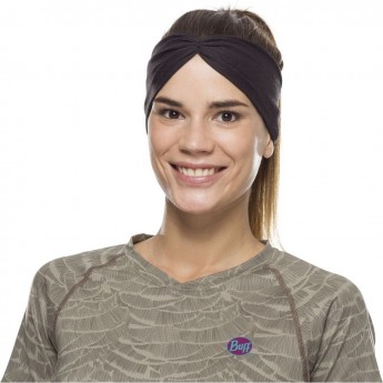 Повязка-чалма летняя BUFF HEADBAND TAPERED COOLNET SOLID BLACK