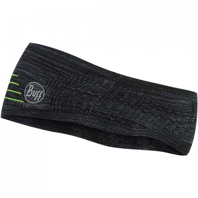 Повязка спортивная светоотражающая BUFF HEADBAND DRYFLX BLACK 121532.999.10.00