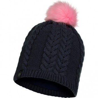 Шапка BUFF Knitted & Full Fleece Hat NINA Night Blue