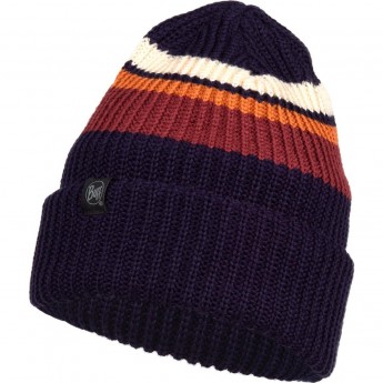 Шапка BUFF KNITTED HAT CARL NIGHT BLUE