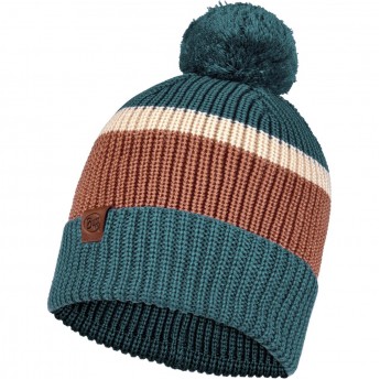 Шапка BUFF KNITTED HAT ELON DUSTY BLUE