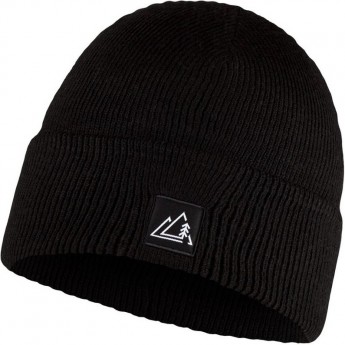 Шапка BUFF KNITTED HAT FRINT BLACK