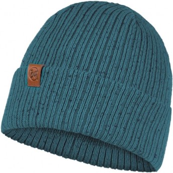 Шапка BUFF KNITTED HAT KORT DUSTY BLUE