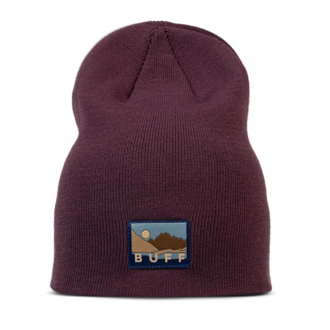 Шапка BUFF KNITTED HAT LILON LONG BURGUNDY 134477.652.10.00