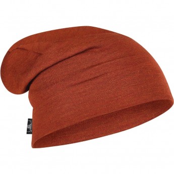 Шапка BUFF MERINO HEAVYWEIGHT HAT SOLID SIENNA