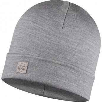 Шапка BUFF MERINO LIGHTWEIGHT HAT SOLID LIGHT GREY