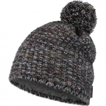 Шапка вязаная с флисом BUFF HAT KNITTED POLAR GRETE CASTLEROCK GREY