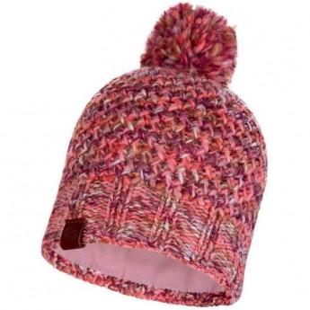 Шапка вязаная с флисом BUFF HAT KNITTED POLAR MARGO FLAMINGO PINK