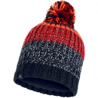 Шапка вязаная с флисом BUFF HAT KNITTED POLAR STIG BLACK