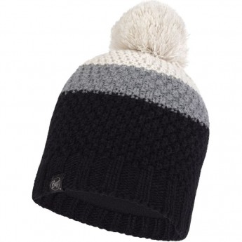 Шапка вязаная с флисом детская BUFF HAT KNITTED POLAR NOEL BLACK