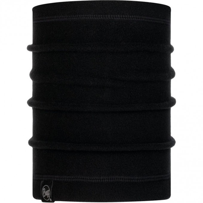 Шарф-труба флисовый детский BUFF SOLID BLACK 121646.999.10.00