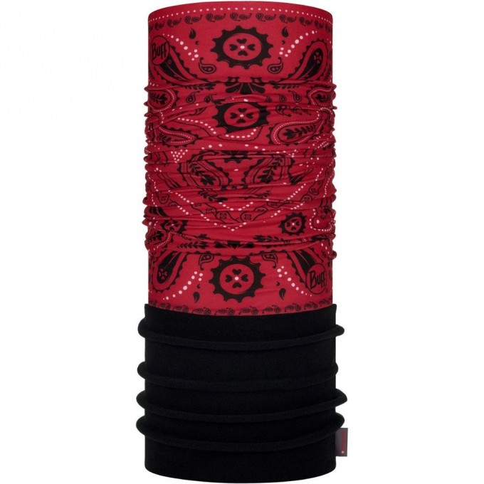 Шарф-труба трансформер BUFF POLAR NEW CASHMERE RED/BLACK 123698.425.10.00