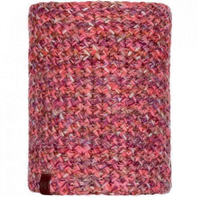 Шарф-труба вязаный с флисом BUFF NECKWARMER KNITTED POLAR MARGO FLAMINGO PINK 113552.560.10.00