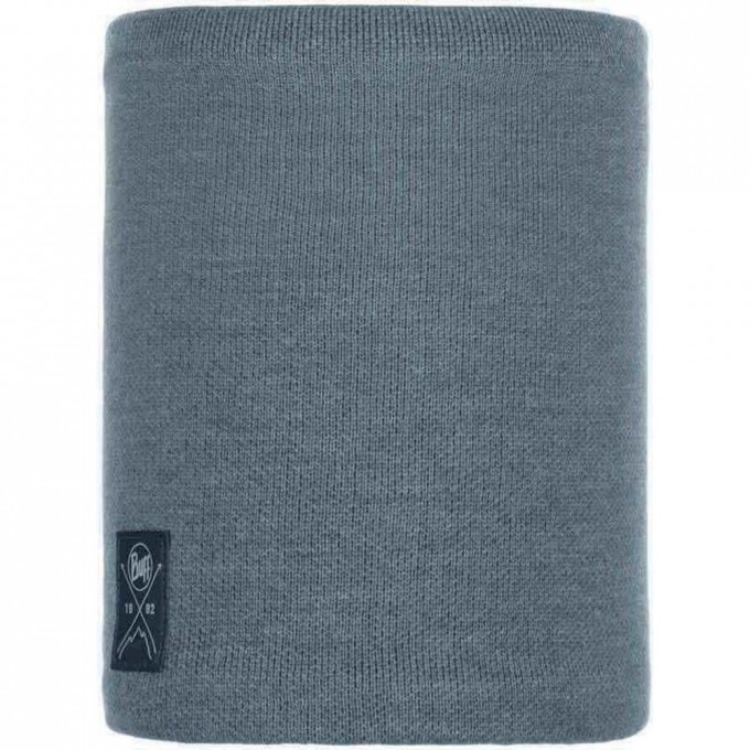 Шарф-труба вязаный с флисом BUFF NECKWARMER KNITTED POLAR NEO GREY 113560.937.10.00