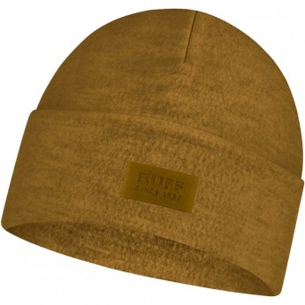 Шерстяная шапка с флисом BUFF HAT WOOL FLEECE OCHRE