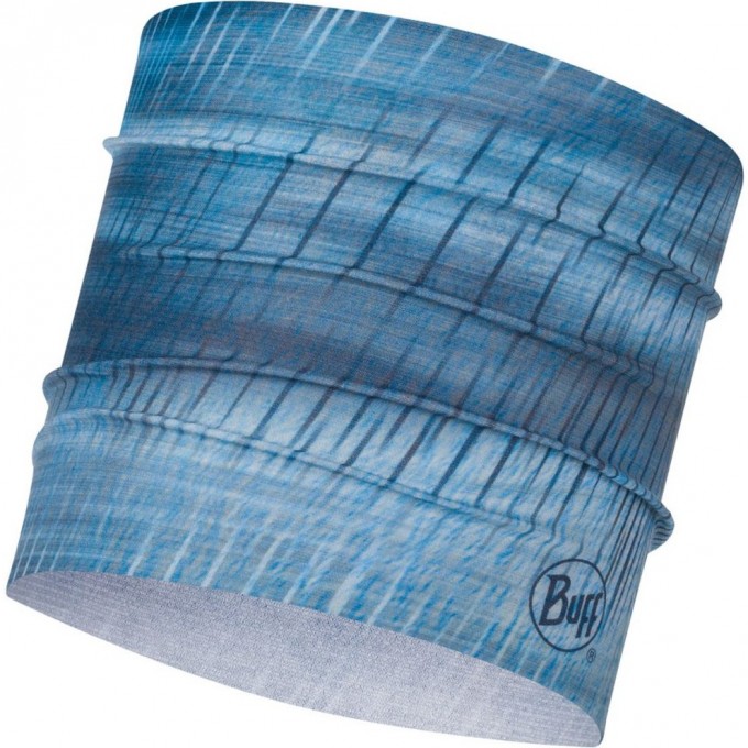 Широкая спортивная повязка на голову BUFF HEADBAND WIDE COOLNET KEREN STONE BLUE 122635.754.10.00