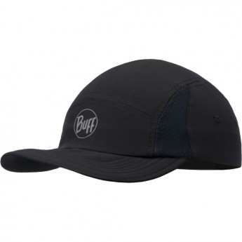 Спортивная кепка для бега BUFF RUN CAP R-SOLID BLACK