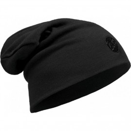 Теплая шерстяная шапка-бини BUFF BLACK