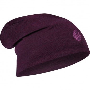 Теплая шерстяная шапка-бини BUFF HAT WOOL HEAVYWEIGHT PURPLISH MULTI STRIPES