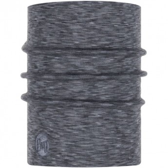 Теплый шерстяной шарф-труба BUFF WOOL HEAVYWEIGHT FOG GREY MULTI STRIPES