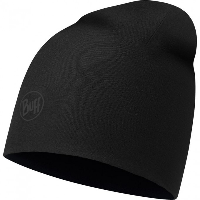 Тонкая флисовая шапочка BUFF HAT POLAR MICROFIBER SOLID BLACK 118064.999.10.00