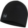 Тонкая теплая спортивная шапка BUFF HAT THERMONET SOLID BLACK 124138.999.10.00