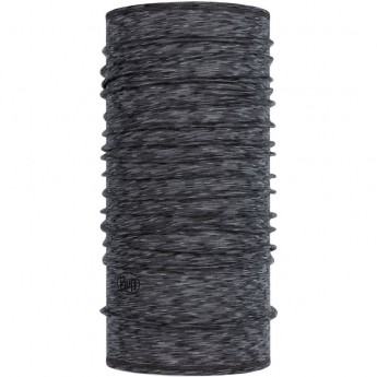 Тонкий шерстяной шарф-труба BUFF WOOL LIGHTWEIGHT GRAPHITE MULTI STRIPES