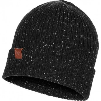 Вязаная шапка BUFF HAT KNITTED KORT BLACK