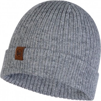 Вязаная шапка BUFF HAT KNITTED KORT LIGHT GREY