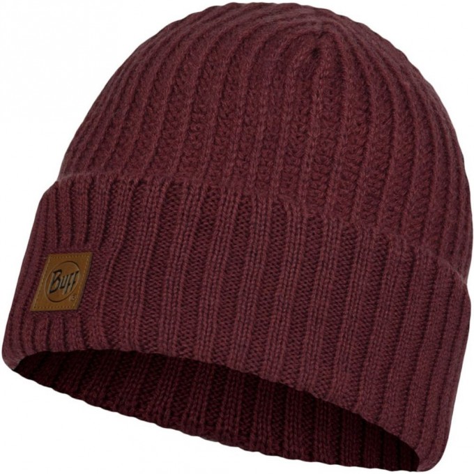 Вязаная шапка BUFF HAT KNITTED RUTGER MAROON 117845.632.10.00