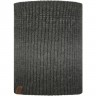 Вязаный шарф-труба с флисом BUFF NECKWARMER KNITTED POLAR MARIN GRAPHITE 123520.901.10.00